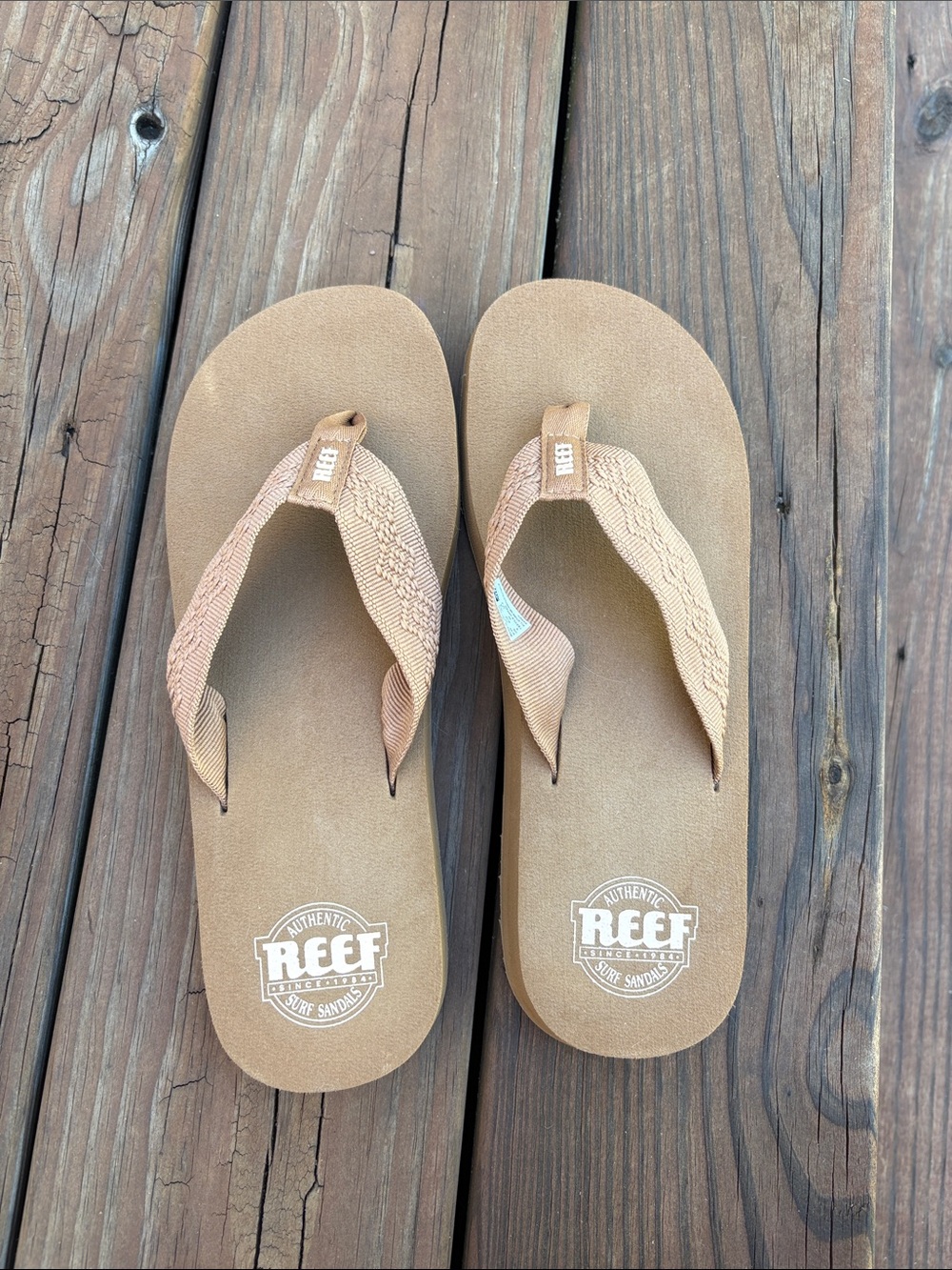 Reef Sandy Tan Flip Flops